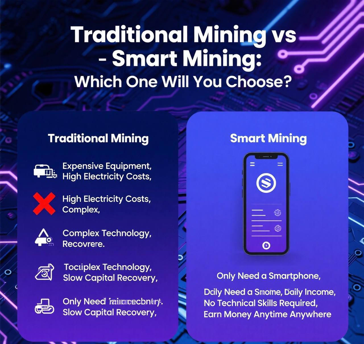 Blockchain mining technology